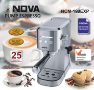 تصویر اسپرسو ساز برند ندوا 25بار مدل 199(نمیه صنعتی) Espresso maker, Nedva brand, 25 times, model 199 (industrial type)