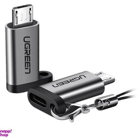 تصویر تبدیل Micro USB OTG به Type C یوگرین (Ugreen) مدل US282 