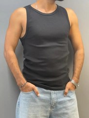 تصویر تنگ تاپ مردانه | مشکی و سفید | 87 