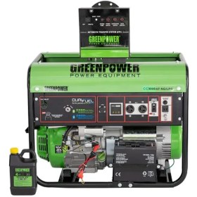 تصویر موتور برق گاز سوز گرین پاور مدل cc9000AT-NG/LPG green power دارای قدرت 7500 وات ماکزیمم و 7000 وات مفید دارای استارت اتوماتیک ATS - فروشگاه اینترنتی الکتروکالا 