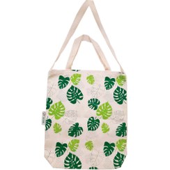 تصویر ساک خرید تیج سان مدل برگ انجیر 