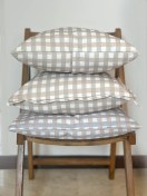 تصویر پد صندلی مدل چارخونه آشپزخانه نمک 