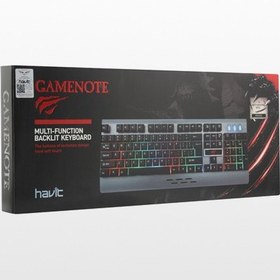 تصویر کیبورد گیمینگ باسیم هویت مدل Havit KB460L Havit KB460L Gaming Wired Keyboard