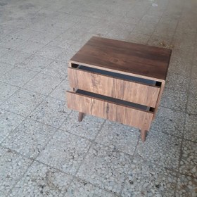 تصویر پاتختی ۲ کشو ساده 