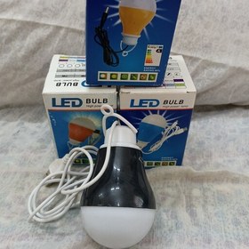 تصویر چراغ آویزUSBمدلLED BULB 