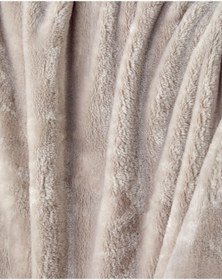 تصویر پتوی یک نفره نود یتو پتو تلویزیون Ramona Jacquard Supersoft 120X160 سانتی متر بژ English Home 