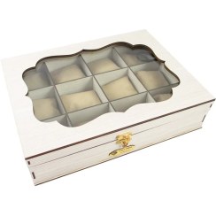 تصویر جعبه ساعت 12 عددی پارلا گوهر کد 3548 