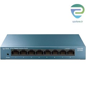 تصویر سوییچ 8 پورت گیگ تی پی لینک مدل TP-Link Switch Gigabit LS108G V3 