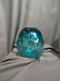 تصویر گلدان سنگ و شیشه - ابی 