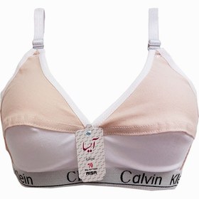 تصویر سوتین نخی بدون فنر calvinklein کد C-4007 کرم 