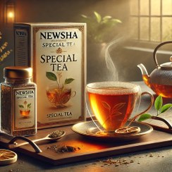 تصویر چای ویژه نیوشا – ترکیبی خاص از طعم و عطر برای لحظات آرامش Newsha Special Tea – A Unique Blend of Flavor and Aroma for Relaxing Moments