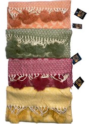 تصویر شال موهر خارجی منگوله ای 