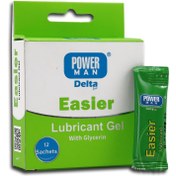 تصویر ساشه ژل روان کننده Easier پاورمن دلتازکس دلتا دارو 12 عدد Delta Darou Easier Power Man Lubricant Gel 12 Pcs