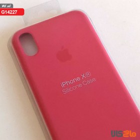 تصویر کاور سیلیکونی برای گوشی موبایل اپل مدل iphone X (R) (سرخ آبی) 