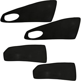 تصویر آفتابگیر شیشه خودرو ام وی ام مدل P536 بسته ۴ عددی مشکی 