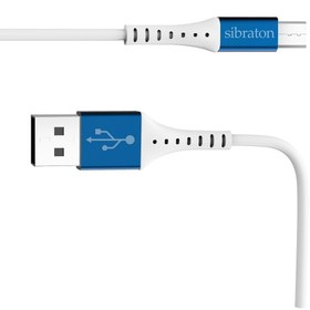 تصویر کابل micro-usb سیبراتون مدل S225 A طول 1/1متر Sibraton S225 A micro-usb cable