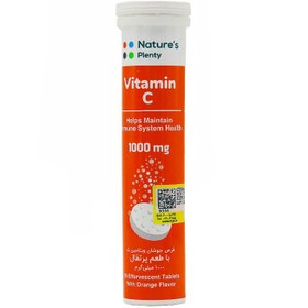 تصویر قرص جوشان ویتامین ث 1000 نیچرز پلنتی Nature's Plenty Vitamin C 1000 Effervescent Tablet