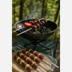 تصویر اتشدان و باربیکیو 