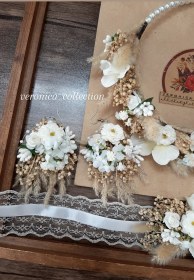 تصویر ست تاج گل ومچبند وگوشواره set taj va moch band