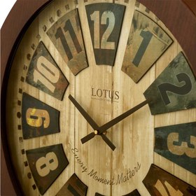 تصویر ساعت دیواری چوبی لوتوس مدل JAMESTOWN-9818 