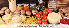 تصویر بانک اطلاعات شماره موبایل مواد غذایی کشور 