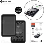 تصویر پاوربانک وایرلس 10000 فست شارژ جویروم Joyroom D-QP183 PD 15W QC Suction Cup Power Bank توان 15 وات 