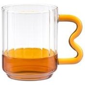 تصویر ماگ فنجان شیشه ای RONA BOROSILICATE زرد 370 میلی لیتر Madame Coco 