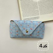 تصویر کیف عینک (جاعینکی) فانتزی زنانه و دخترانه | چرم مصنوعی، فوم‌دار و استرکشی شده | مناسب تمامی سایزها - کد2 