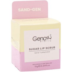 تصویر اسكراب لب حجم 10 گرم ژنو بایوتیك Geno Biotic sugar leep scrub 10 g