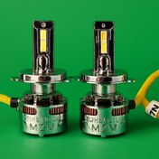 تصویر هدلایت LIGHTNING برند MZM رنگ سفید بسته 2 عددی با 12 ماه گارانتی - H7 LIGHTNING MZM لایتینگ