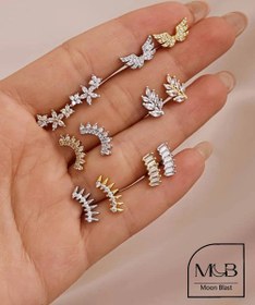 تصویر پیرسینگ گوش جواهری مدل PG1007 