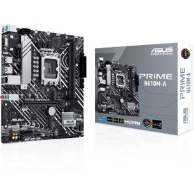 تصویر مادربرد ایسوس ASUS PRIME H610M-A D5 ASUS PRIME H610M-A D5 LGA 1700 Motherboard