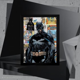 تصویر فریم لگویی بتمن (Batman) LEGO Frame Batman – DC Comics Edition
