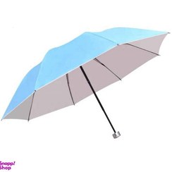 تصویر چتر تاشو دو لایه ضد باد به همراه کیف 