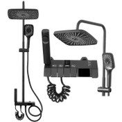 تصویر دوش حمام پیانویی طلایی مدل 8099 