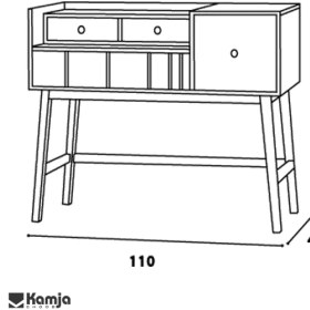 تصویر میز آرایش هایکا 