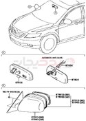 تصویر آیینه بغل ( تویوتا , کمری ) 
