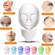 تصویر ماسک ال ای دی صورت و گردن کلین مدل Klin LM7 LED face and neck mask