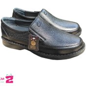 تصویر کفش طبی راحتی مردانه چرم طبیعی نگین تبریز کد 3256 