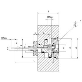 تصویر شیر سوزنی ستاک مدل D566 Gate Valve