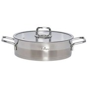 تصویر تابه دو دسته استیل یونیک کد UN-9912 سایز ۲۴ 