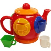 تصویر قوری قرمزی اسباب بازی فکری 