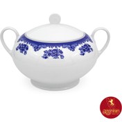 تصویر سوپ خوری چینی زرین مدل فلورانس ظرفیت ۳۲۵۶ سی سی 