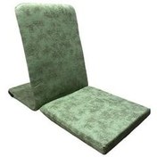 تصویر مت یوگا سبز صندلی مدیتیشن پشتیبانی از کوسن زمینی سری ویژه پارچه LUNA REMEGE 