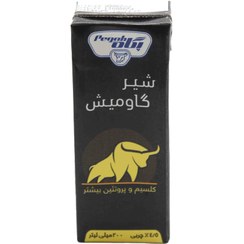 تصویر پگاه شیرگاومیش استریل پاکتی تتراپک اسلیم200سی سی4.5%چربی 