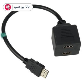 تصویر تبدیل 1 به 2 HDMI برددار hdmi 1m to 2f