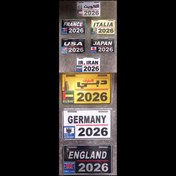 تصویر پلاک تزئینی دوچرخه و موتور مدل 2026 