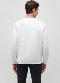 تصویر سویشرت سفید مردانه ماوی اورجینالmavi White Sweatshirt 