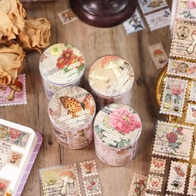 تصویر استیکر رولی گل 