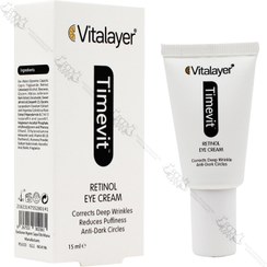 تصویر کرم دور چشم ضد چروک ویتالیر | Vitalayer RETINOL EYE CREAM 